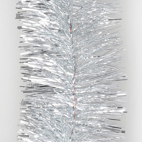 silver 4 ply tinsel 150mm x 5.5m