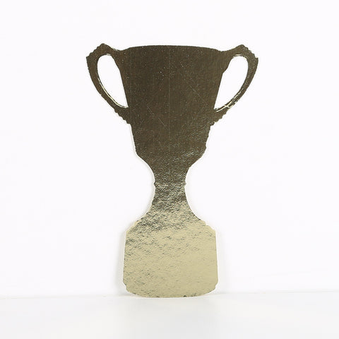 6 Pack 15cm Foilboard Trophy Gold