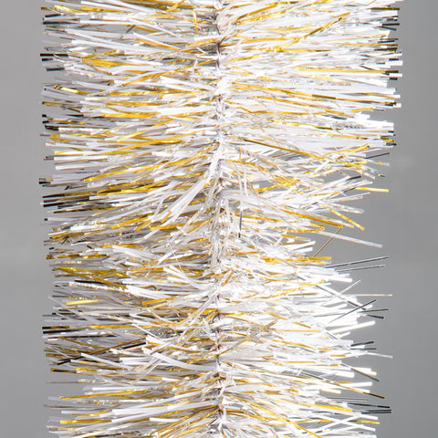 6 ply tinsel to order 150mm white gold candy