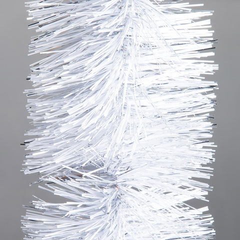 whitesilver deluxe tinsel 100mm x 5.5m