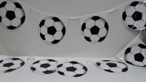  Soccer Ball 4m String Flags bunting