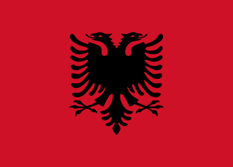 Albania Waver Flag