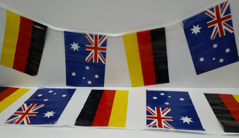 Australia and Germany Alternating String Country Flags