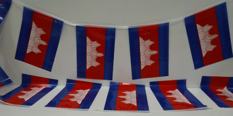 Cambodia string flags