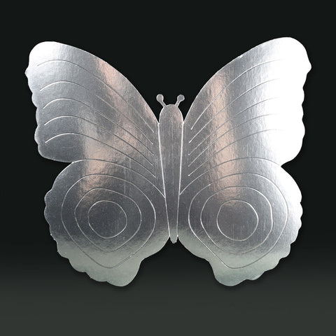  3 Pack 26cm Butterfly Silver