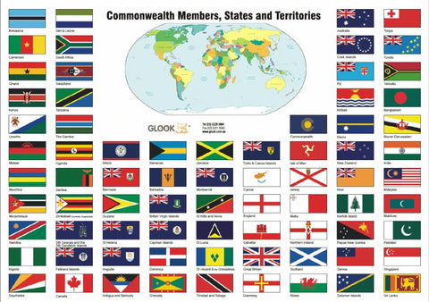  25m String bunting including 75 Commonwealth Flags