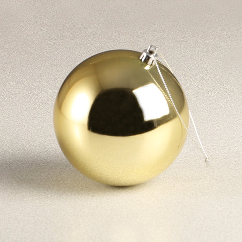 Gold Glossy Bauble 100mm