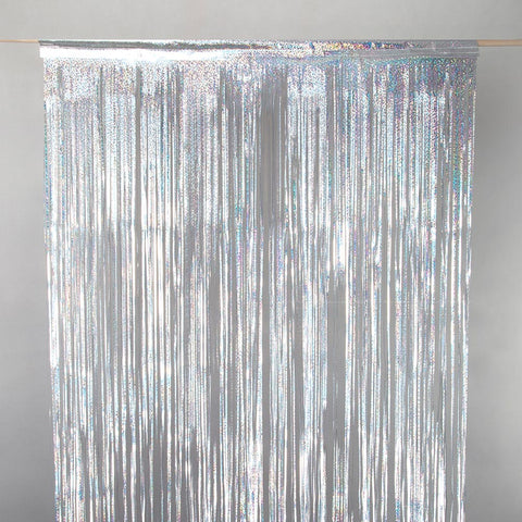  silverholo door tinsel 2m drop 90cm wide