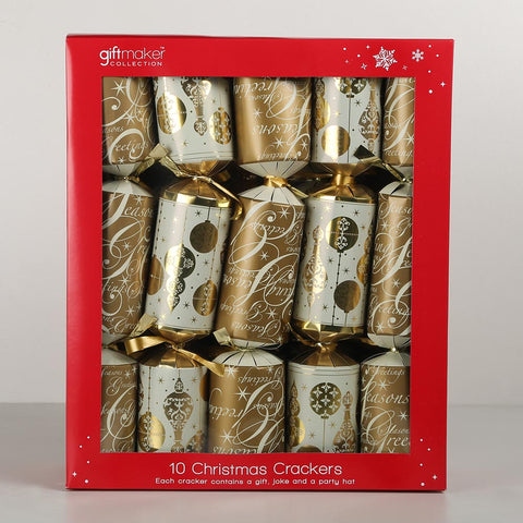  Redgold Christmas Crackers (Bon Bons) 10pk front