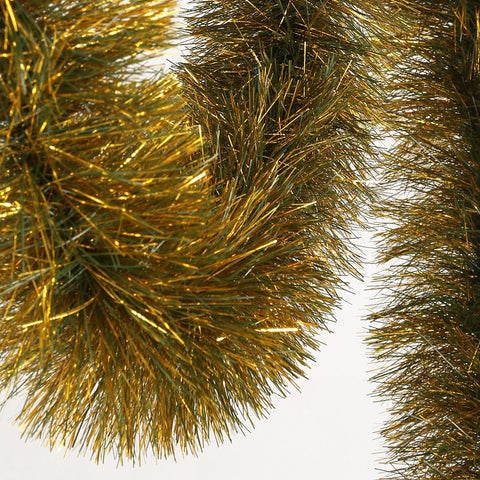 darkgreengold forest tinsel 100mm x 5.5m