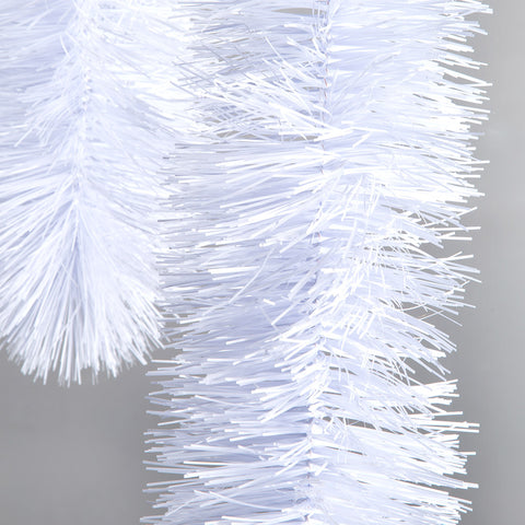  white deluxe tinsel 100mm x 5.5m